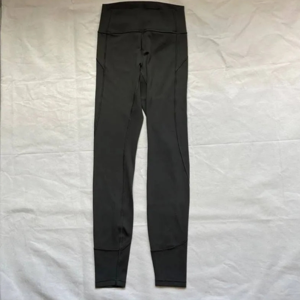 Lululemon In Movement Tight 28" Everlux Dark Olive